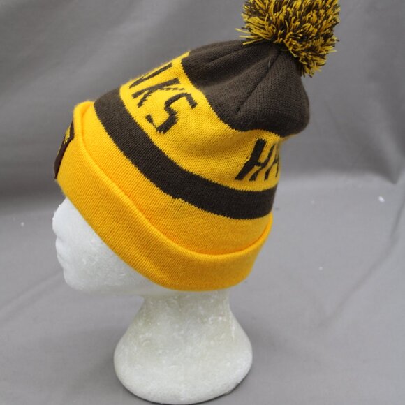 AFL Toque / Beanie - Hawthorn Hawks Wrap Graphic - Adult Stretch Fit - Picture 4 of 8
